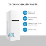 Geladeira MDRT554EVF 410 Litros Cycle Defrost Duplex Midea Branco 110V