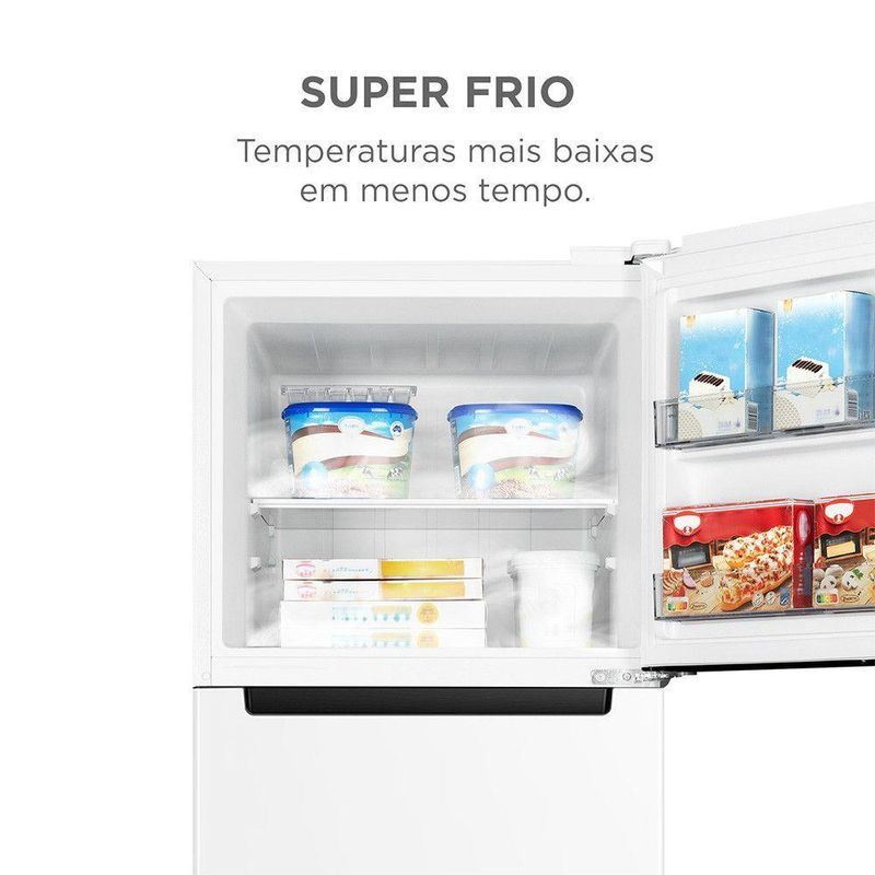 Geladeira MDRT554EVF 410 Litros Cycle Defrost Duplex Midea Branco 110V