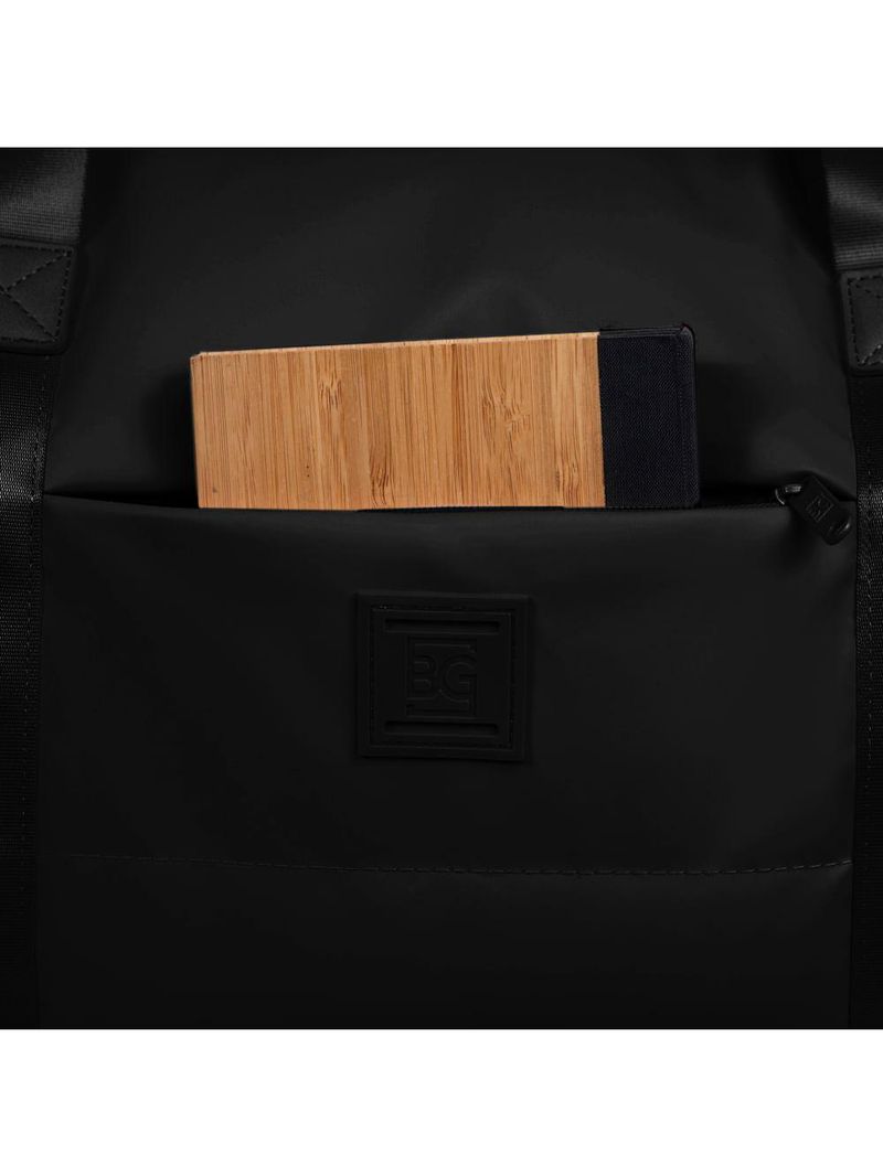 Bolsa de viagem média esportiva puff preta