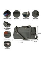 Bolsa de viagem grande nylon travel light preto