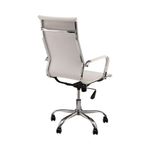 Cadeira De Escritório Esteirinha Giratória Ergonômica Alta Branco