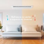 Ar Condicionado LG Cassete Inverter 1 Via 12000 BTUS Quente e Frio 220V ZTUW12GTUAAANWZBR1