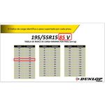 Kit 2 Pneus Dunlop 195/55r15 Sport Fm800 Preto