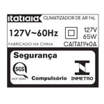 Climatizador de Ar Itatiaia 14L 127V (CAITA1140A)