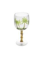 6 taças wolff palm tree de acrílico verde 495ml