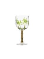 6 taças wolff palm tree de acrílico verde 495ml