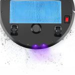 Robô Aspirador Shopmix Passa Pano 60min Luz Ultravioleta Preto Bivolt