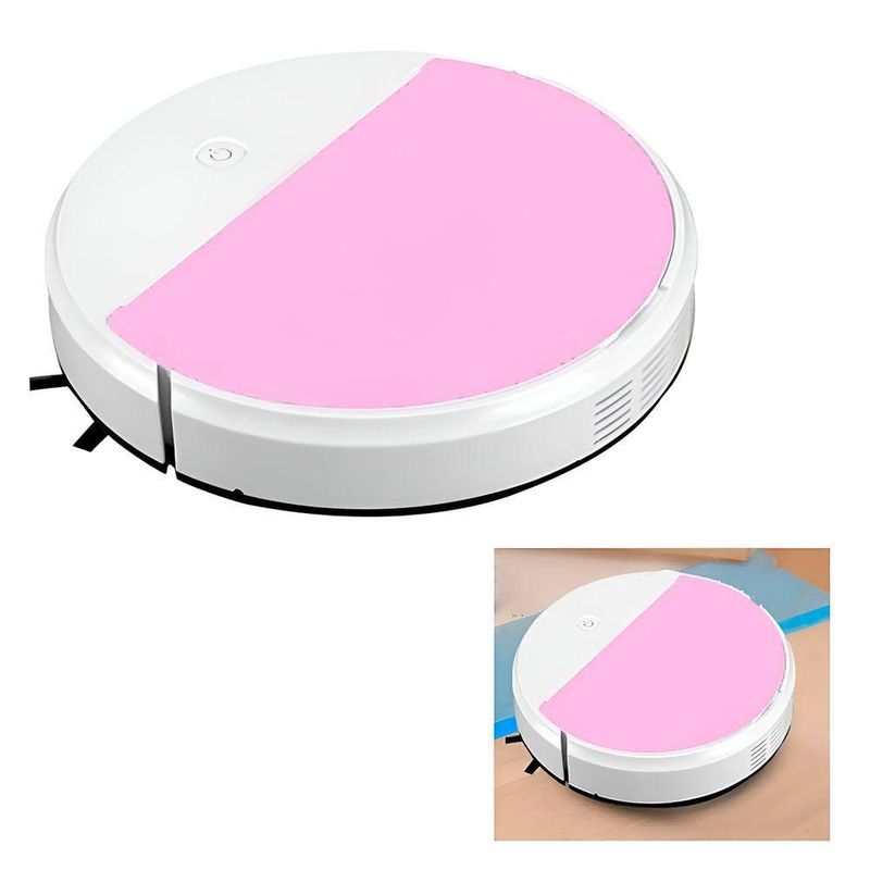 Robô Aspirador Shopmix Passa Pano 60min Luz Ultravioleta Preto Bivolt