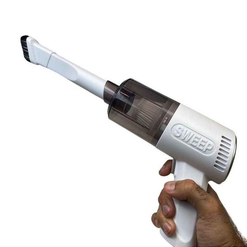 Mini Aspirador Po Portatil Vacuo Remove Po Sem Fio C/Bateria Carro Casa Usb Força Sucção 900pa