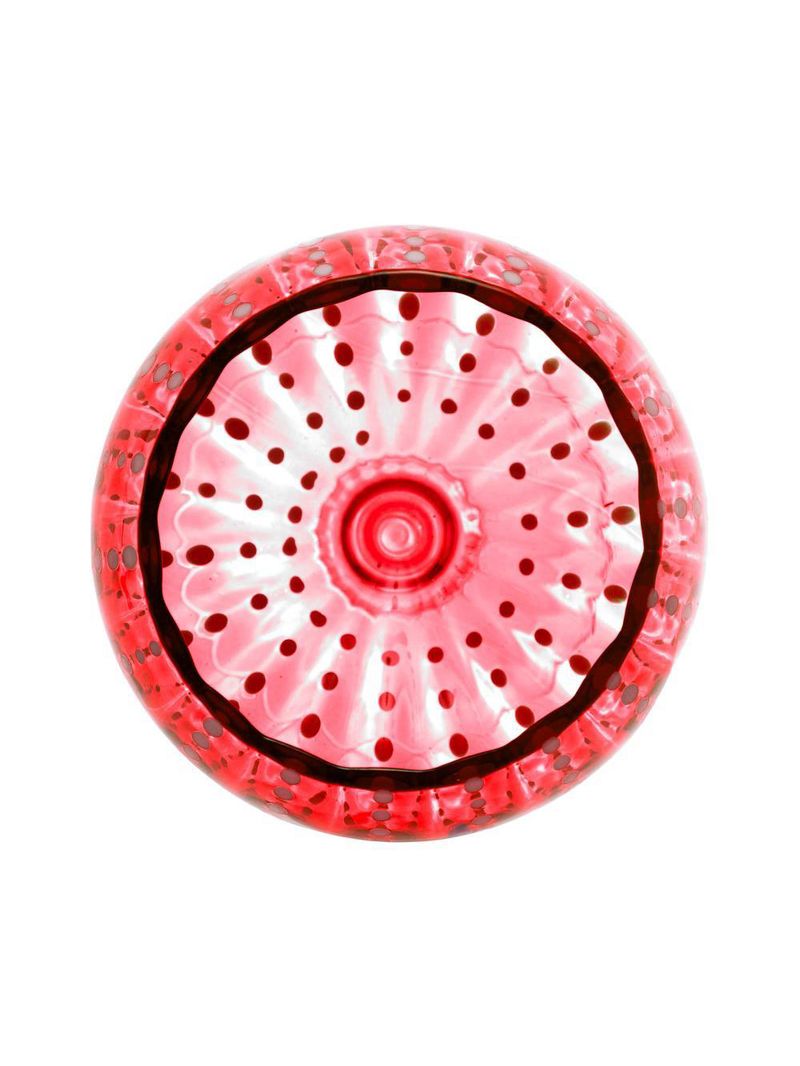 2 taças para vinho wolff orquídea de vidro vermelho 450ml