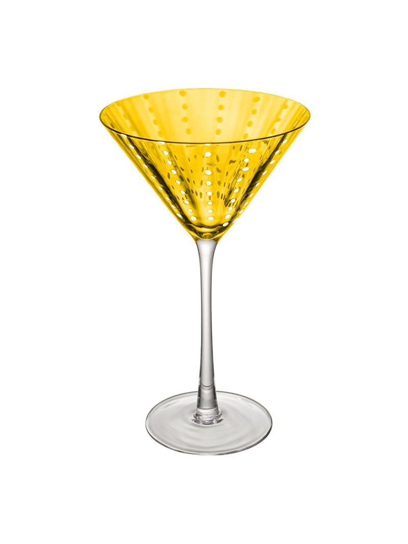 2 taças para martini orquídea 220ml Âmbar vidro wolff