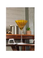 2 taças para martini orquídea 220ml Âmbar vidro wolff