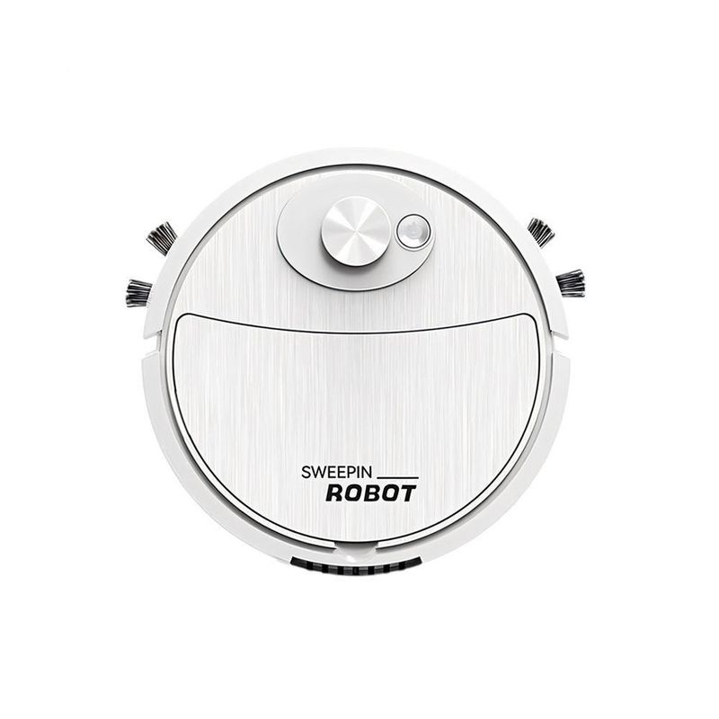 Robô Aspirador de Pó Draik Automático USB Recarregável com MOP Branco Bivolt