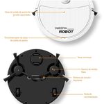 Robô Aspirador de Pó Draik Automático USB Recarregável com MOP Branco Bivolt