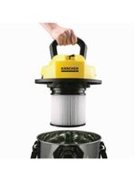 Aspirador de Pó e Água Kärcher WDL 1s 1700W 12L - 3 em 1 com Função Soprador e Filtro HEPA - 220V