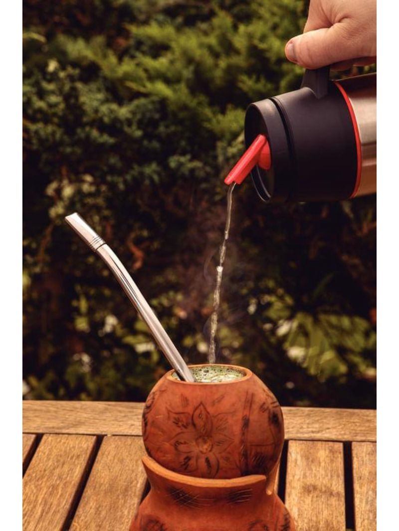 Garrafa térmica tramontina exata inox ampola de aço 750 ml