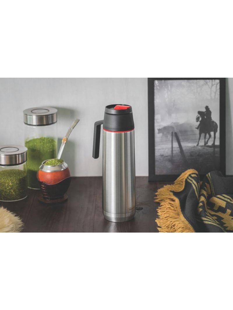 Garrafa térmica tramontina exata inox ampola de aço 750 ml