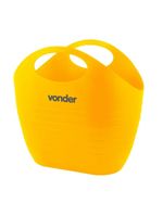 Bolsa plástica multiuso 8,5 litros amarela vonder