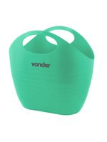 Bolsa plástica multiuso 8,5 litros verde vonder