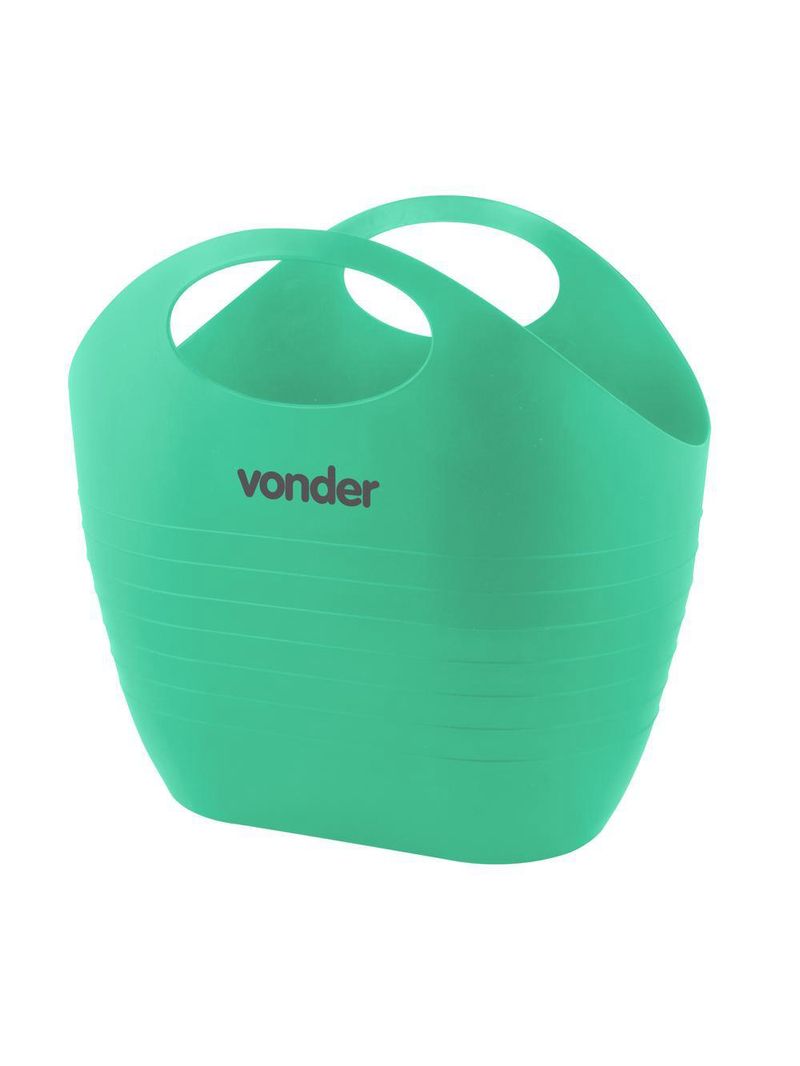 Bolsa plástica multiuso 8,5 litros verde vonder