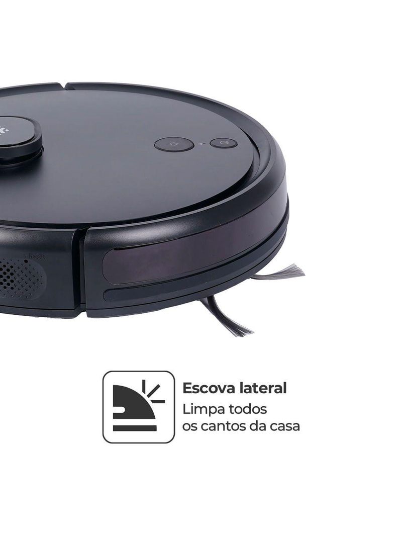 Escova Lateral Para Smart Robô Aspirador Laser PRA800 E Autolimpante2000A