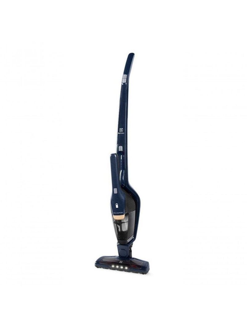 Aspirador De Pó Vertical Sem Fio Electrolux Ergorapido 2 Em 1 Luz Led Até 35 Min Azul ERG28 Bivolt
