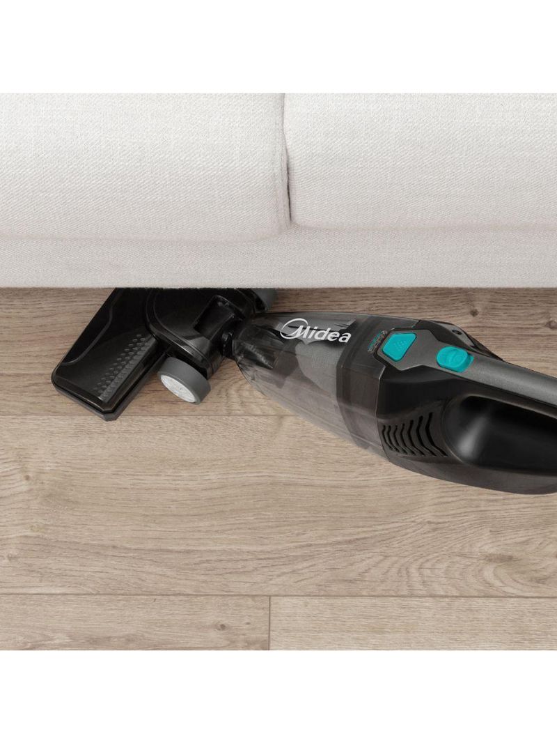 Aspirador De Pó Vertical Hands 2x1 1350W Midea Preto Com Azul 110V