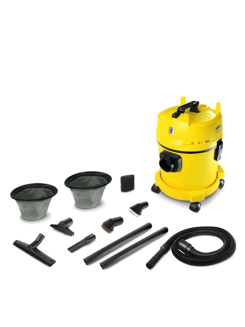 Aspirador de Pó e Líquidos WD2 Car Kärcher 1300W - Kit Completo para Carros 110V