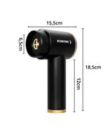 Aspirador 3 Em 1 Portátil Bom-8919 – Aspira Sopra E Infla Multifuncional 110V