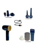 Aspirador 3 Em 1 Portátil Bom-8919 – Aspira Sopra E Infla Multifuncional 110V