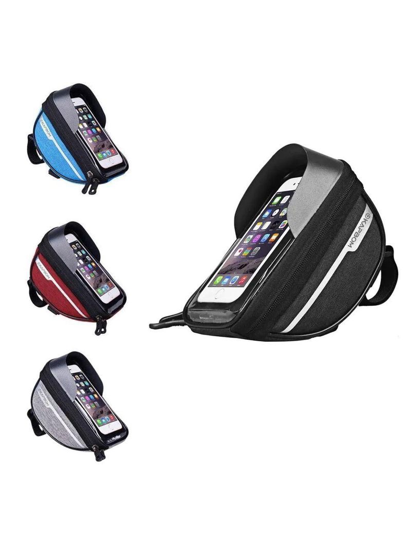Bolsa Guidão Bicicleta Bike Impermeável Com Suporte