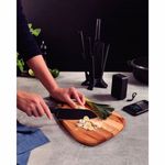 Jogo de Facas Tramontina Nygma com Lâmina em Aço Inox e Cabos de Polipropileno Preto com Suporte e Caixa de Som 06 Peças