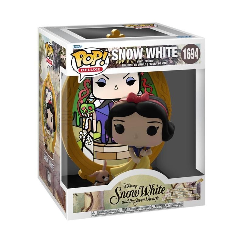 Boneco Funko Pop! Deluxe Disney Branca De Neve Com Vitral