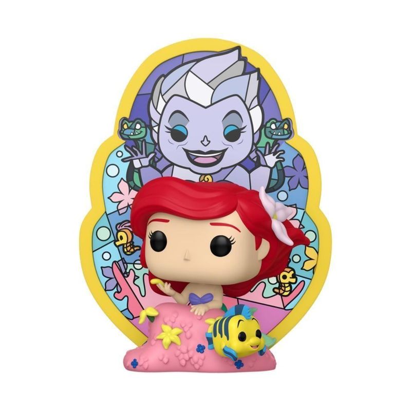 Boneco Funko Pop! Deluxe Disney Princesas - Ariel Com Vitral