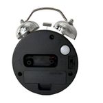 Relógio Despertador De Mesa Led Retrô Analógico Prateado - Estilo Clássico E Funcionalidade Moderna