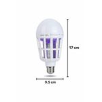 Lâmpada Repelente Luz Led Bocal Mata Mosquito Insetos