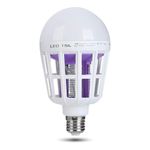 Lâmpada Repelente Luz Led Bocal Mata Mosquito Insetos