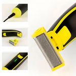 Aparador De Barba, Cabelo E Corpo Recarregável 5w Com 4 Pentes E Bateria De 2h