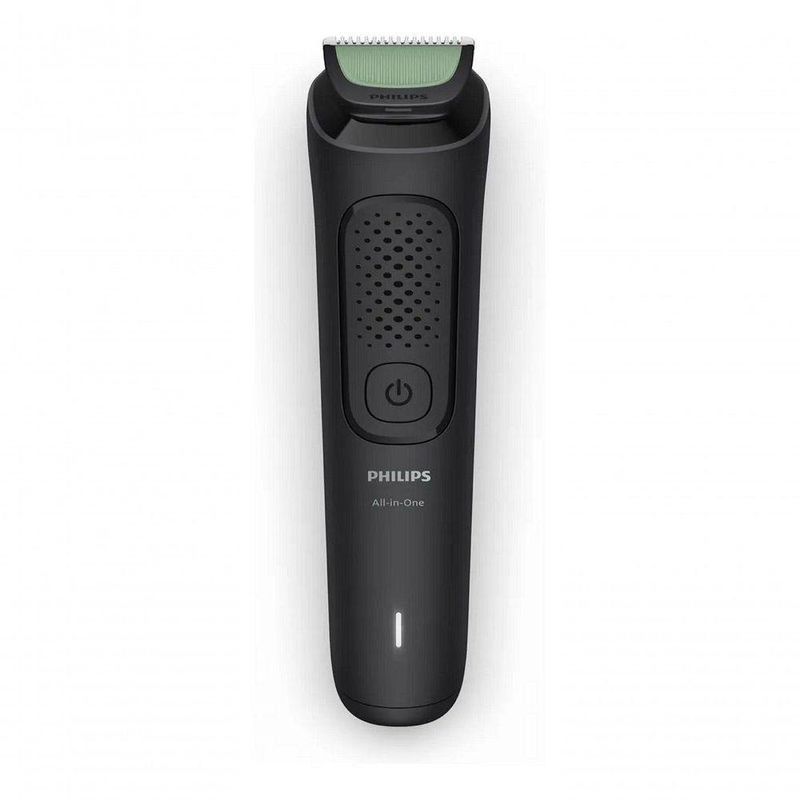Aparador De Pelos Philips Multigroom MG3917-15 Sem Fio Com 8 Acessórios E Autonomia De 60 Minutos Preto Bivolt