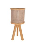 Abajur Muller Oxford Tripé Natural 1 Lâmpada 130na