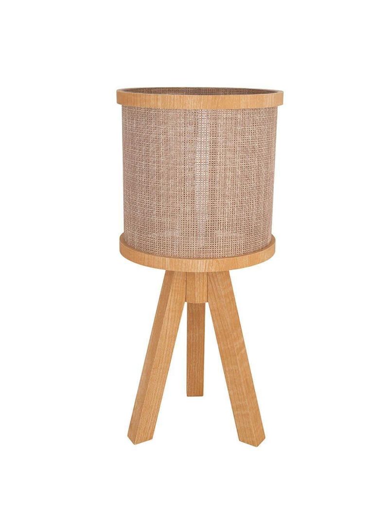 Abajur Muller Oxford Tripé Natural 1 Lâmpada 130na