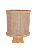 Abajur Muller Oxford Tripé Natural 1 Lâmpada 130na