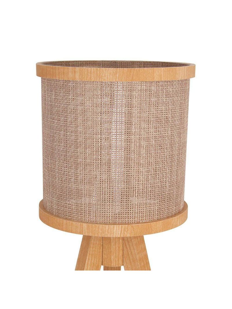 Abajur Muller Oxford Tripé Natural 1 Lâmpada 130na