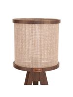 Abajur Muller Oxford Tripé Imbuia 1 Lâmpada 130ib