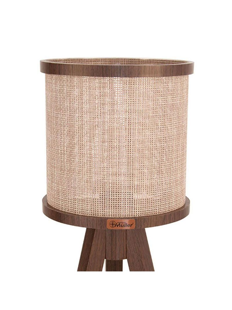 Abajur Muller Oxford Tripé Imbuia 1 Lâmpada 130ib