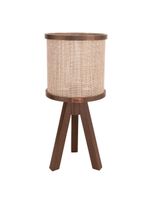 Abajur Muller Oxford Tripé Imbuia 1 Lâmpada 130ib