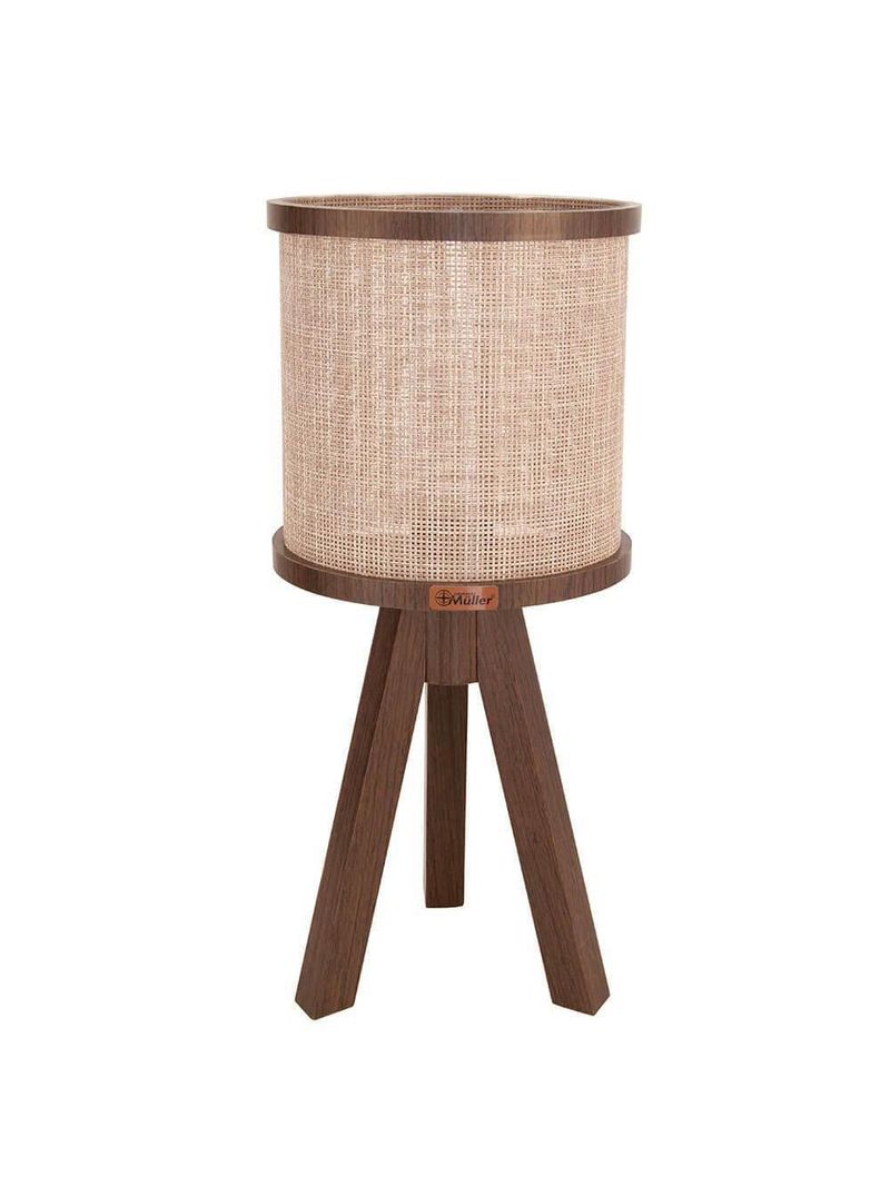 Abajur Muller Oxford Tripé Imbuia 1 Lâmpada 130ib