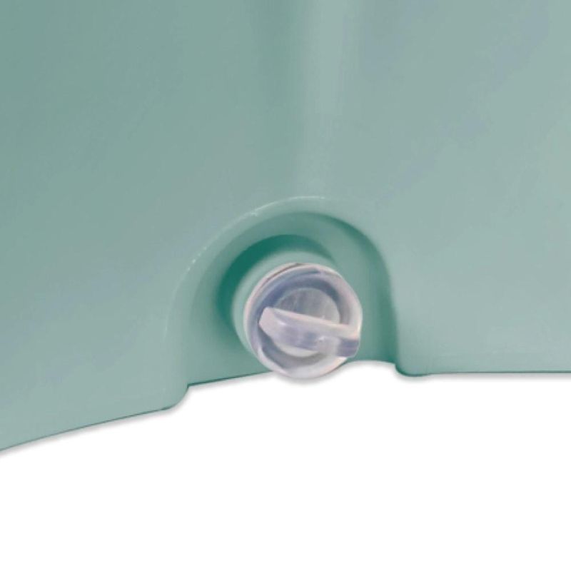 Mop Giratório 360° Cesto Inox 12l E Rodinha Limpa E Seca