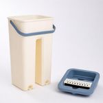 Mop Flat Multiuso Com Balde Duplo Sistema Lava E Seca Inox