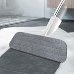 Mop Spray Profissional Dispenser Esfregão Microfibra Inox